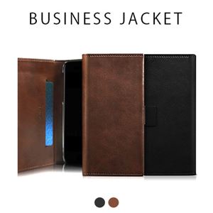 dreamplus iPhone X business JACKET ブラウン