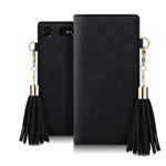 dreampluls Xperia XZ1 Compact Tassel Jacket ブラック