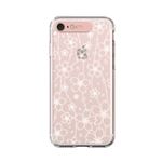 LIGHT UP CASE iPhone 8 / 7 Soft Lighting Clear Case Flower (ローズゴールド)