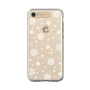 LIGHT UP CASE iPhone 8 / 7 Soft Lighting Clear Case Snow (ゴールド)