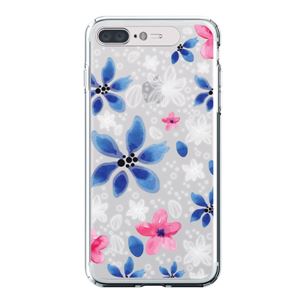 LIGHT UP CASE iPhone 8 Plus / 7 Plus Soft Lighting Clear Case Flower Gardenia (ブラック)