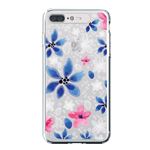 LIGHT UP CASE iPhone 8 Plus / 7 Plus Soft Lighting Clear Case Flower Gardenia (ブラック)