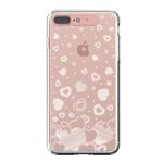 LIGHT UP CASE iPhone 8 Plus / 7 Plus Soft Lighting Clear Case Heart （ローズゴールド）