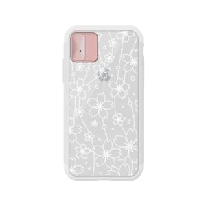 LIGHT UP CASE iPhone X Lighting Shield Case Flower （ローズゴールド）