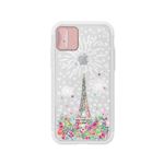 LIGHT UP CASE iPhone X Lighting Shield Case Landmark Paris（ローズゴールド）