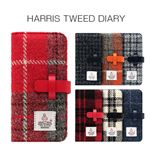 SLG Design iPhone 8 / 7 Harris Tweed Diary ネイビー