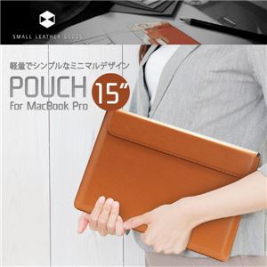 SLG Design MacBook15インチ用ポーチ ブラック