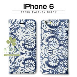 Zenus iPhone 6 Denim Paisley Diary
