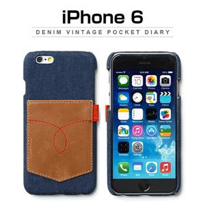 Zenus iPhone 6 Denim Vintage Pocket Bar