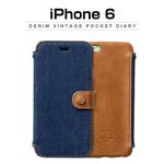 Zenus iPhone 6 Denim Vintage Pocket Diary