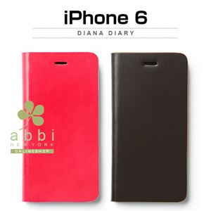 Zenus iPhone 6 Diana Diary ブラックチョコレート