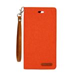 iPhone 8Plus/7Plus Canvas Flip Case オレンジ