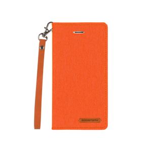 iPhone X Canvas Flip Case オレンジ