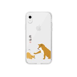 abbi FRIENDS iPhone XR しばたさんクリアケース 子犬