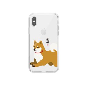 abbi FRIENDS iPhone XS／ X しばたさんクリアケース ジャンプ