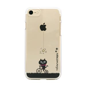 abbi FRIENDS iPhone8／7 ネコマンジュウクリアケース サイクリング