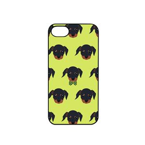 Dparks iPhone8／7 ブラックケース Fashionable Dog ダックスフンド