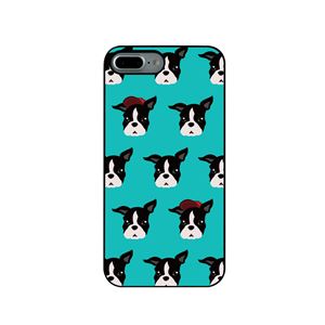 Dparks iPhone8Plus／7Plus ブラックケース French Bulldog