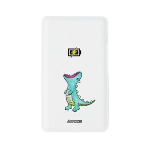 Dparks モバイルバッテリー 10000mAh はらぺこザウルス グリーン