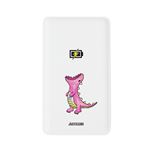 Dparks モバイルバッテリー 10000mAh はらぺこザウルス ピンク