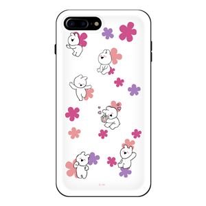 DK iPhone 8Plus／7Plus すこぶる動くウサギ スタンド付カード収納ケース TH-003