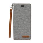 GOOSPERY Galaxy S9 Canvas Flip Case グレー