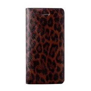 GAZE iPhone6 Leopard Diary ブラウンレオパード