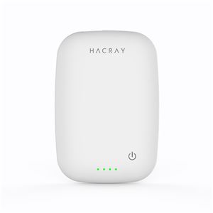 HACRAY ワイヤレス充電器+モバイルバッテリー Cable-Free Mobile Battery ホワイト