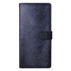 Galaxy Note 8 CALF CASE ネイビーブルー