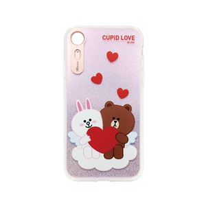 LINE FRIENDS iPhone XR LIGHT UP CASE CUPID LOVE スウィートハート1