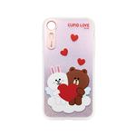 LINE FRIENDS iPhone XR LIGHT UP CASE CUPID LOVE スウィートハート1