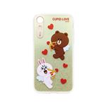 LINE FRIENDS iPhone XR LIGHT UP CASE CUPID LOVE スウィートハート3