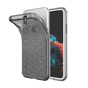 MATCHNINE iPhone XS ／ X JELLO クリアグレーパール