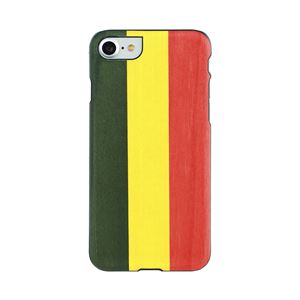 Man＆Wood iPhone8／7 天然木ケース Reggae ブラックフレーム