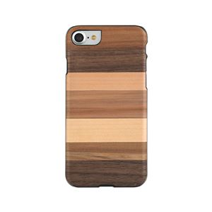 Man＆Wood iPhone8／7 天然木ケース Sabbia ブラックフレーム