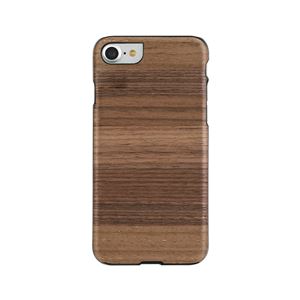 Man＆Wood iPhone8／7 天然木ケース Strato ブラックフレーム