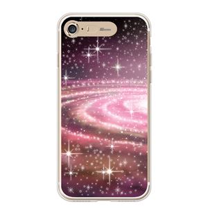 SG iPhone8／7 Armor Shield Art イルミネーションケース スペースギャラクシー ゴールド