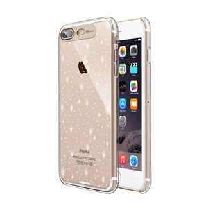 SG iPhone8Plus／7Plus Clear Hard イルミネーションケース ギャラクシーゴールド