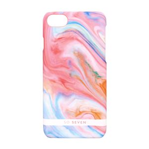 SO SEVEN iPhone 8／7 CARRARE MARBLE ピンク