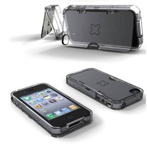 ϥɥإåɥۥбiPhone4S / iPhone4 դ Exoclear Case ݸɵǽ դ+ɻ߷ס Clear2
