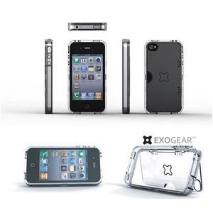 ϥɥإåɥۥбiPhone4S / iPhone4 դ Exoclear Case ݸɵǽ դ+ɻ߷ס Clear3