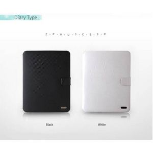 iPAD Carbon Leather Caseܳס*դ!!*White2
