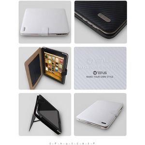 iPAD Carbon Leather Caseܳס*դ!!*-BLACK5