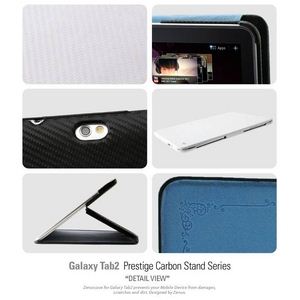 GALAXY TAB2Zenus PRESTIGE CARBON STAND SERIES󥿥åɡŷסBlack6