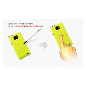 ZENUSʥ̥ GALAXY S2 쥹 Air Jacket Neon ɻSF ܻͤΥ饯SIIб Orange ʱվե1դ˲3