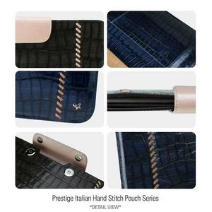 GALAXY Tab 10.1 LTE SC-01DPrestige Italian Hand Stitch Pouchŷꥢ-Royal Navy6