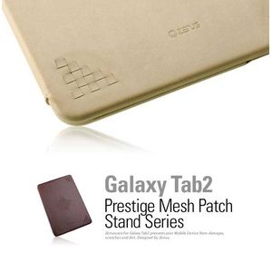  GALAXY Tab 10.1 LTE SC-01D  PRESTIGE MESH PATCH STAND SERIES -Light Beige5