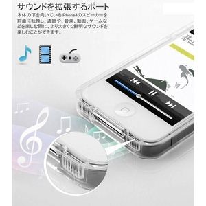 iPhone4S  iPhone4 Хѡ exoclear edge ʥꥢ å Pink6