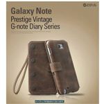 Z997GNT★“GALAXY Note SC-05D”Vintage Diaryケース●100％イタリアン本革●