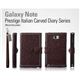 Z998GNT★イタリアン本革★GALAXY Note SC-05Dケース★ Galaxy Note Prestige Italian Carved Diary　手帳タイプ  - 縮小画像3
